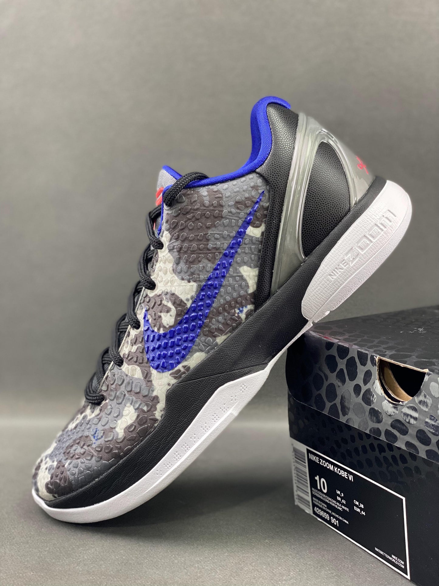 Kobe 6 Urban Camo Grey